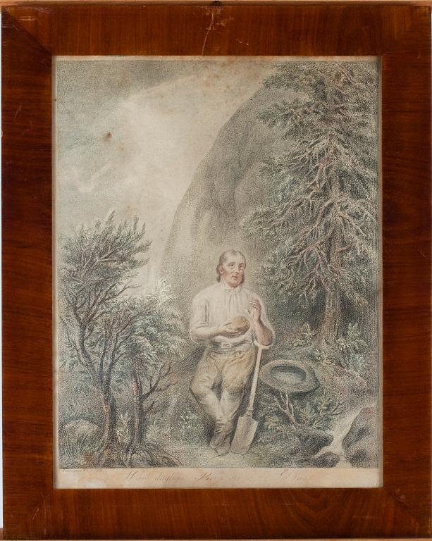 ELIAS MARTIN, 10 st, gravyrer "Fader vår"-serien, tidigt 1800-tal.