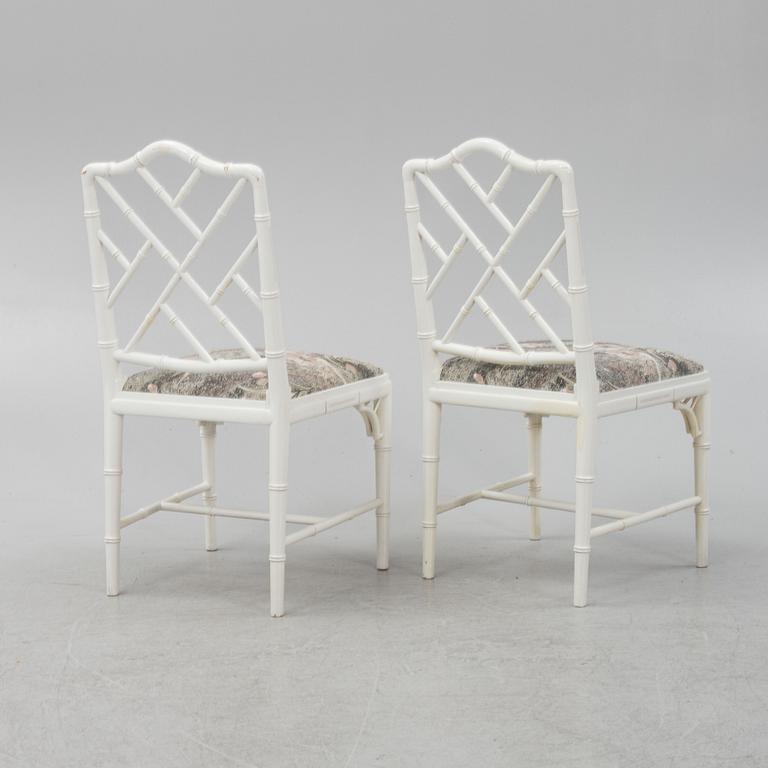 A 7-piece dining group, Miranda of Sweden, late 20th Century.