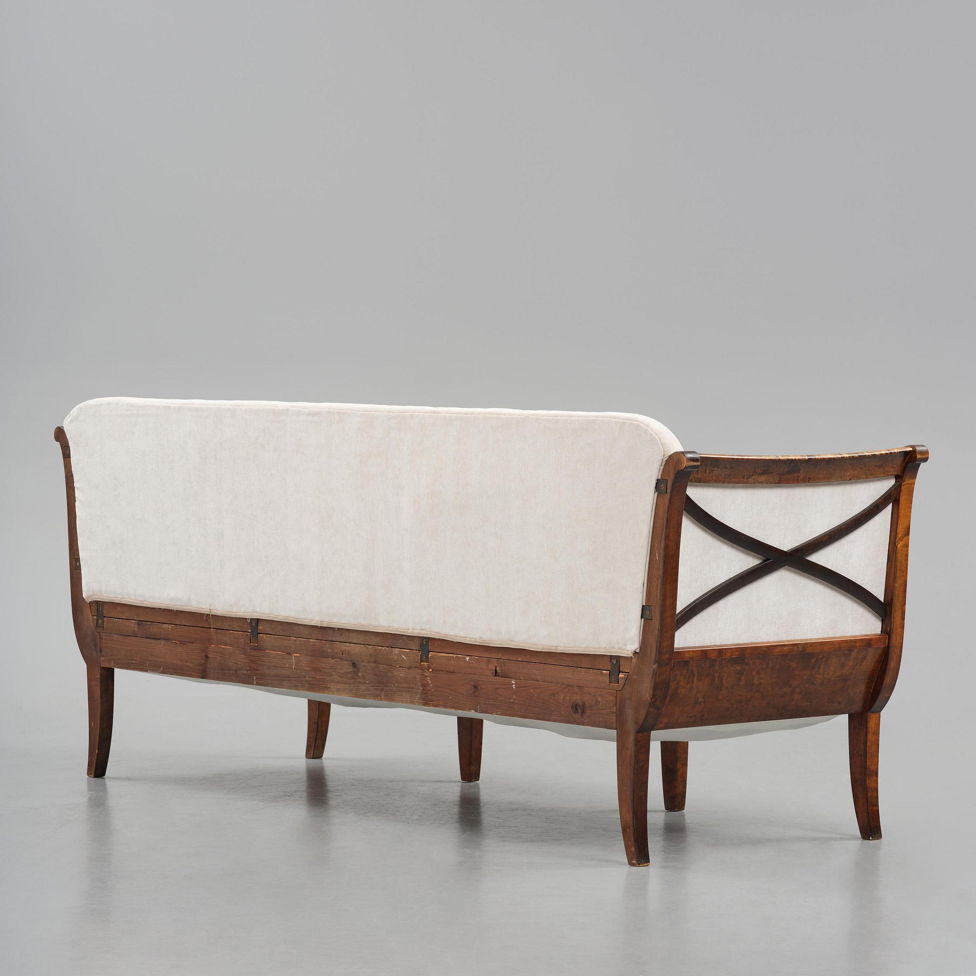 Carl Malmsten, soffa, Swedish Grace, Svenska Möbelfabrikerna, Bodafors, 1920-tal.