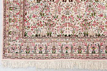 Matta old/semiantik Kirman ca 282x213 cm.