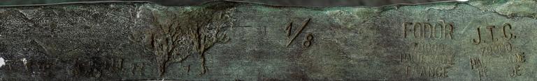 Gudmar Olovson, relief/sculpture. Signed. Numbered. Foundry mark. Bbronze, height 57 cm, length 71 cm.