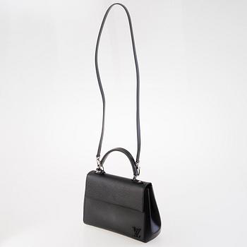 LOUIS VUITTON Black Epi Cluny BB Bag.