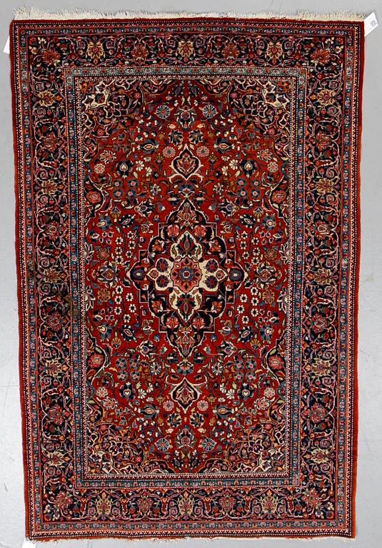 Matta, semiantik Keshan, ca 198,5 x 127-133,5 cm.