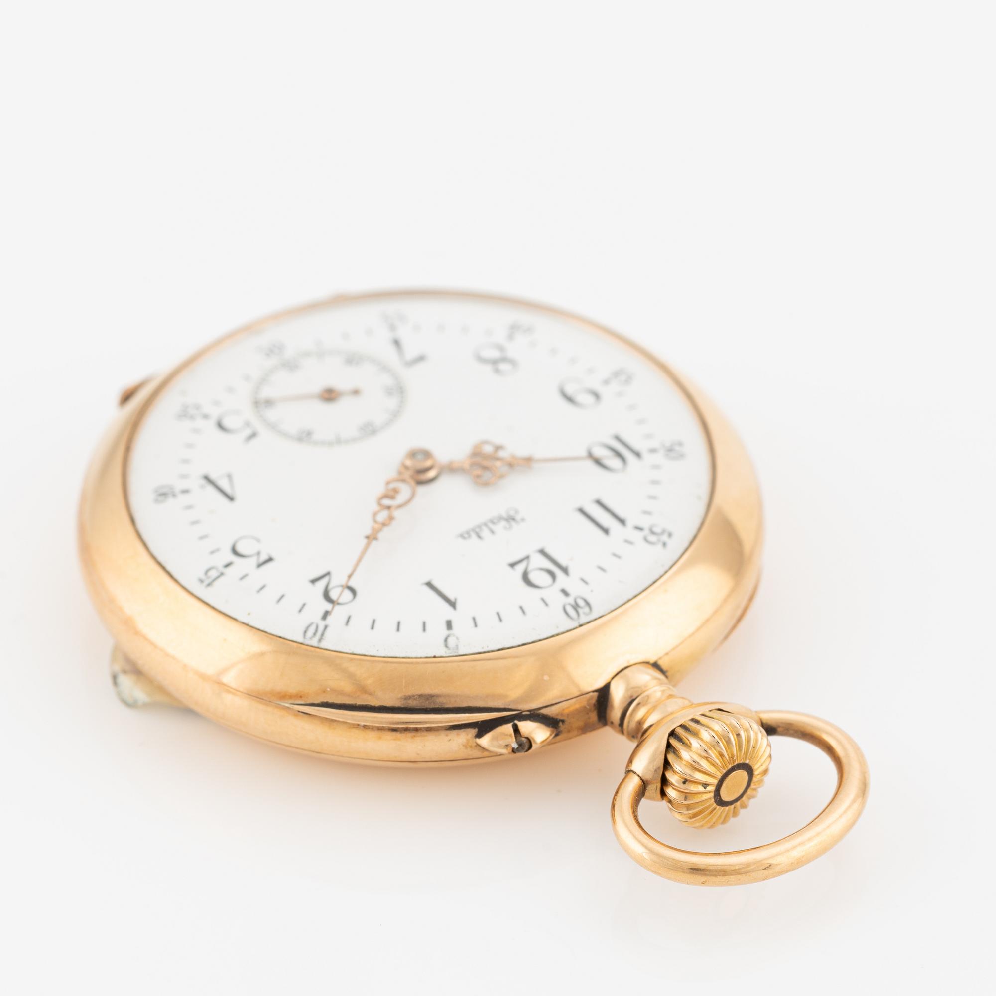 Halda, pocket watch, 40 mm.