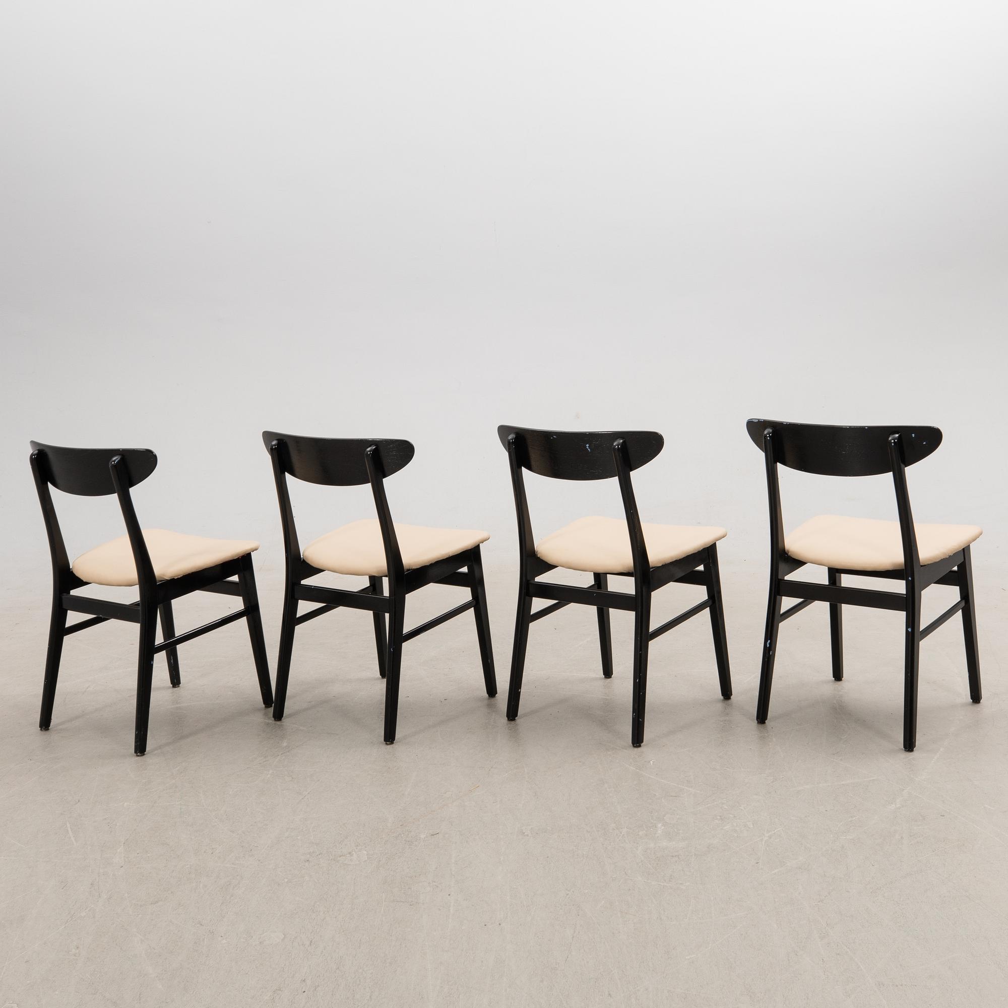 Stolar, 4 st, "Monaco", IKEA, 1960-tal.