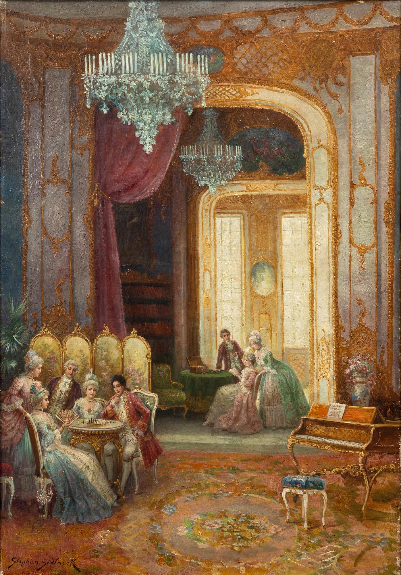 Stephan Sedlacek, Rokokointeriör.