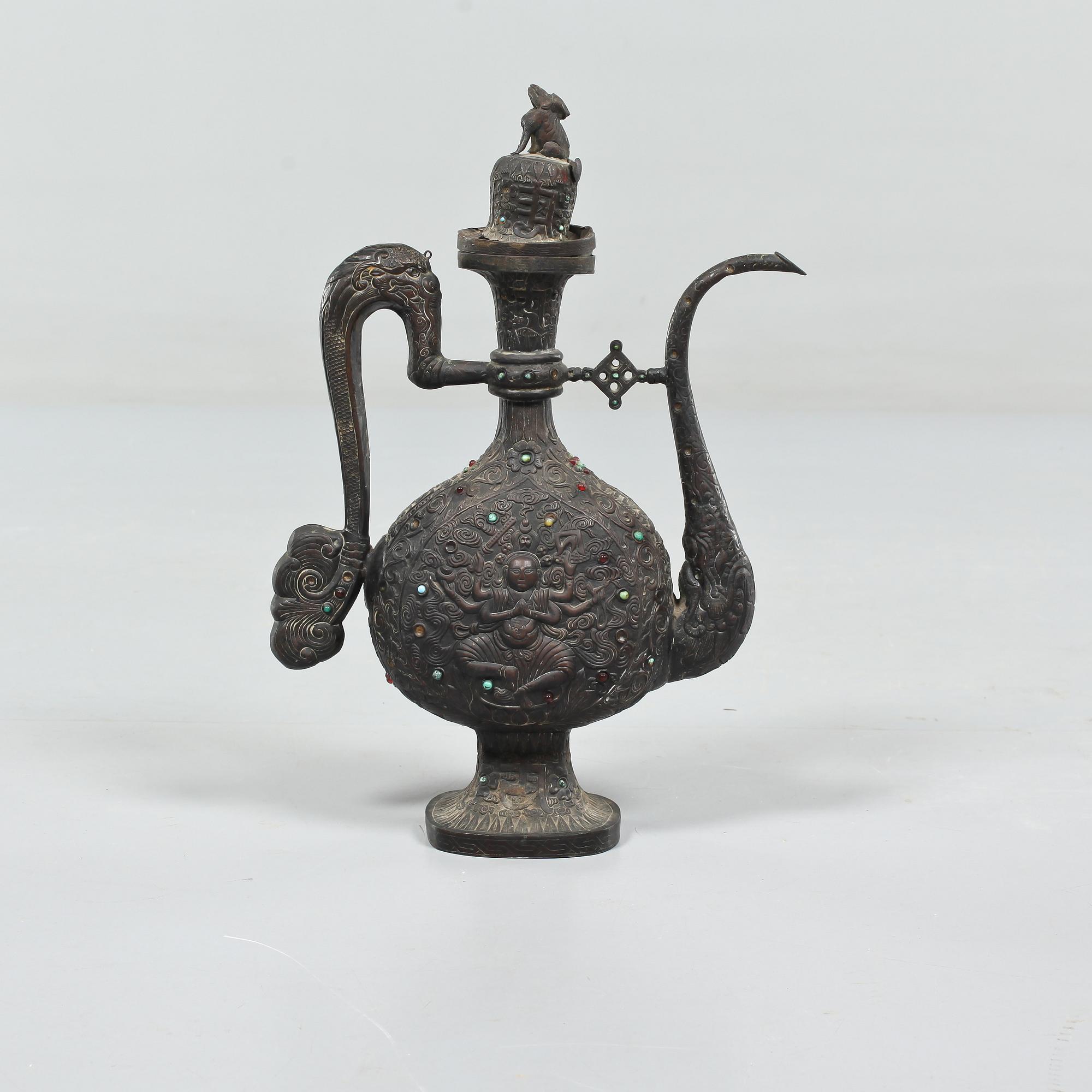 KANNA, metall, troligen Sinotibet, 1800/1900-tal.