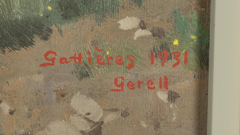 Greta Gerell,  ”Vinodlare i Gattières”.