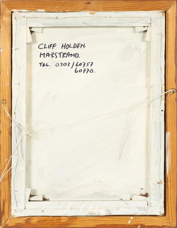 Cliff Holden, olja på duk, signerad och daterad -47.