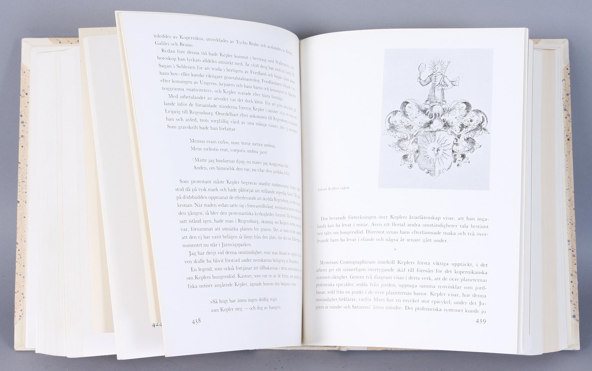 BOK, Knut Lundmark: "Nya Himlar Från stjärnkunskapens gryning till vintergatornas vintergata", Nordisk Rotogravyr, Stockholm, 1943.