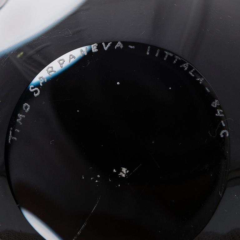 TIMO SARPANEVA, a 'Claritas' glass sculpture, signed Timo Sarpaneva, Iittala -84-C.