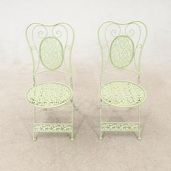 Garden set, 3 pieces, late 20th century.