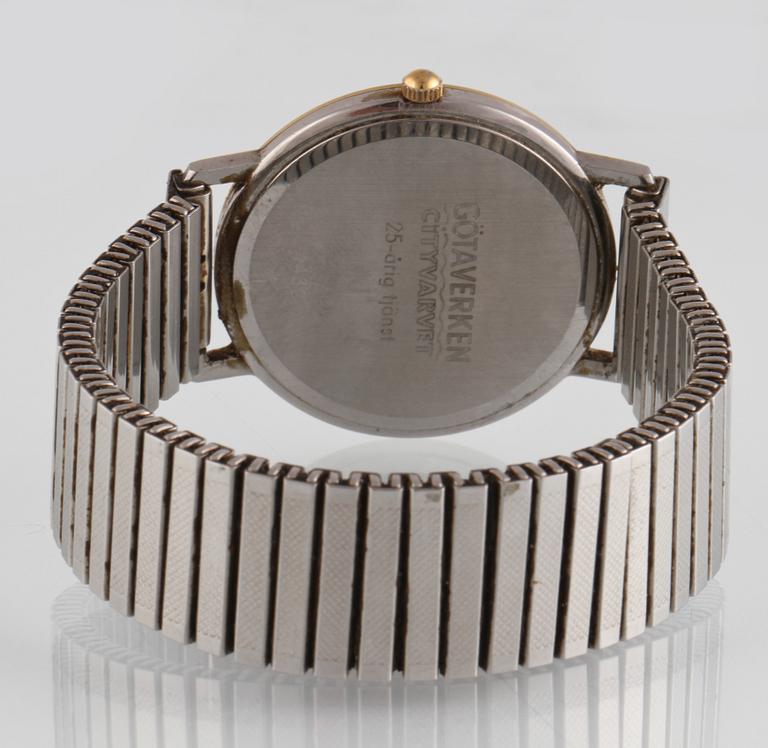 ARMBANDSUR, Omega, Seamaster, guld på stål.