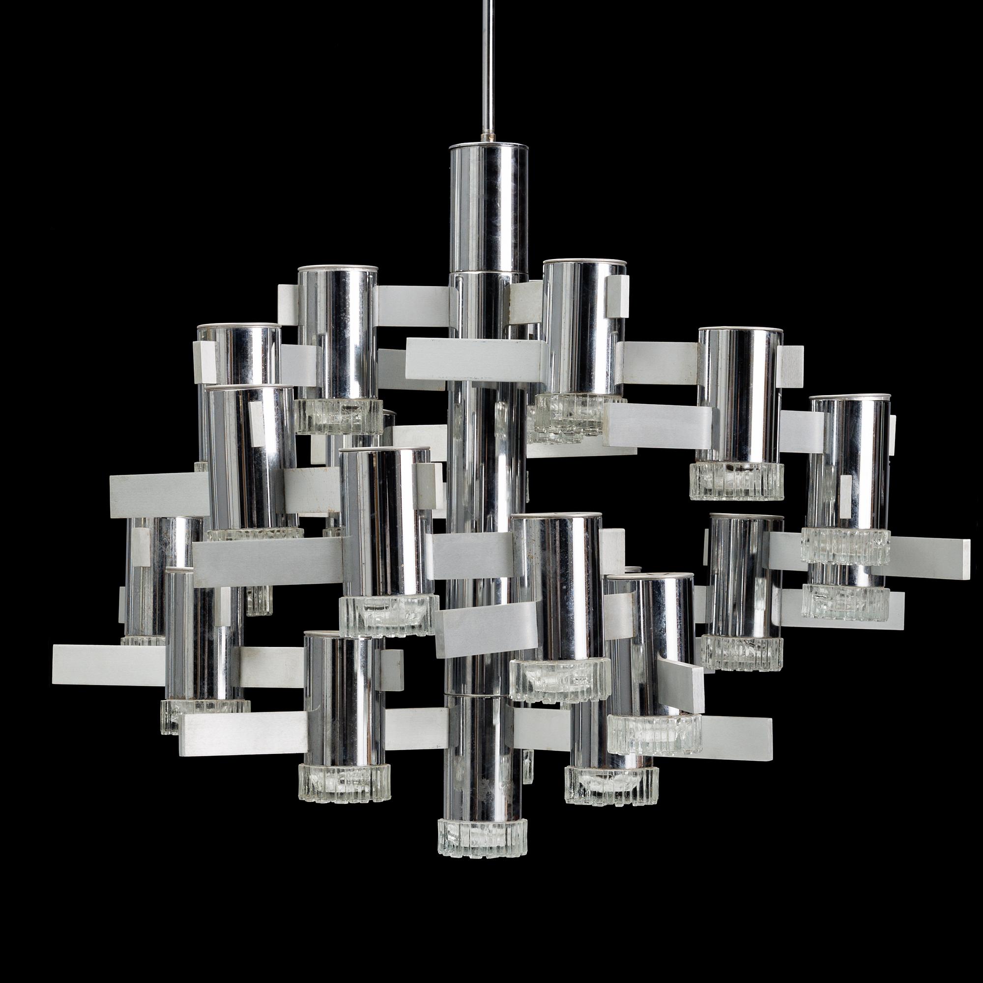 GAETANO SCIOLARI, a ceiling lamp by Sciolari Lighting, Italy 1960's-70's.