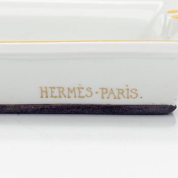Hermès, ashtray, porcelain, Paris, France.