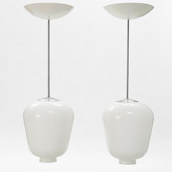 Taklampor, ett par, Zero, 1900-talets slut.