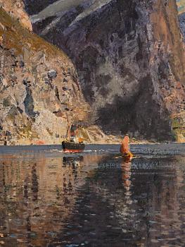 Adelsteen Normann, Fjord landscape.