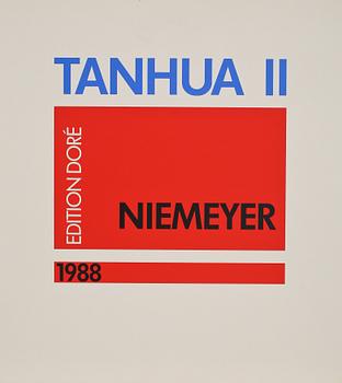 JO NIEMEYER, mapp med 4 serigrafier, signerade och numrerade II/X, 1988.