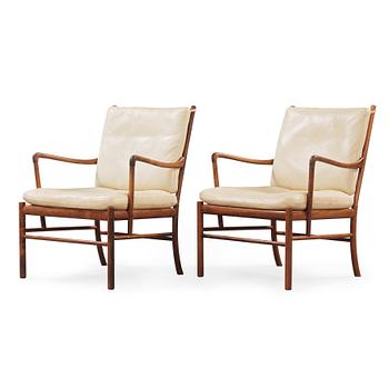 16. A pair of Ole Wanscher Colonial Chair, 'PJ 149' Poul Jeppesen, Denmark.