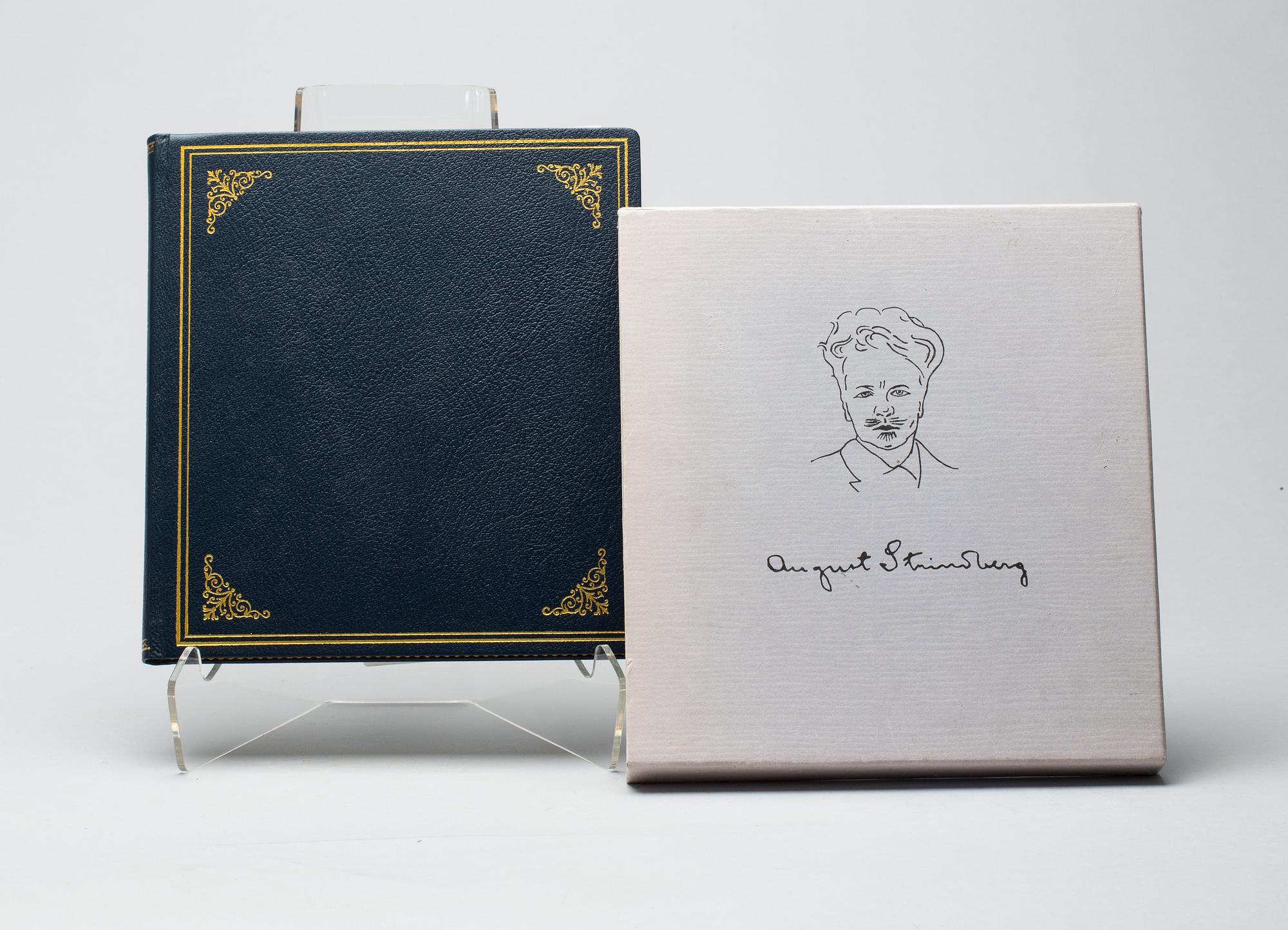 PRAKTBAND, RÖDA RUMMET, August Strindberg, numrerad 563/777. Forum, Borås, 1979.