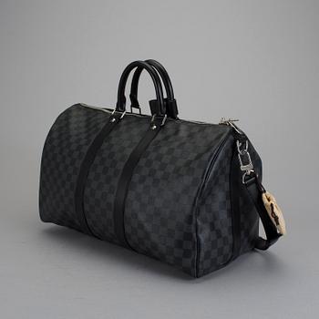 KEEPALL, Louis Vuitton, strl 45, med dustbag.