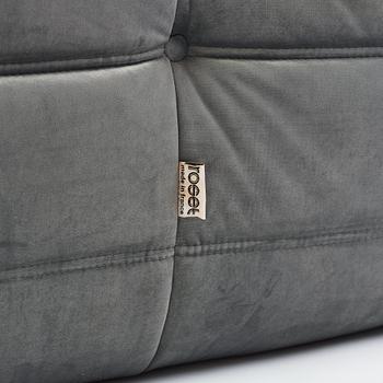 Michel Ducaroy, soffa, fåtölj och fotpall, "Togo", Ligne Roset, 2000-tal.