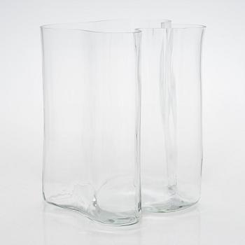 Alvar Aalto, A glass vase '3031', signed Alvar Aalto 111/ 1990.