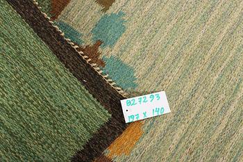 Ulla Parkdal, a flat weave rug c. 197 x 140 cm.