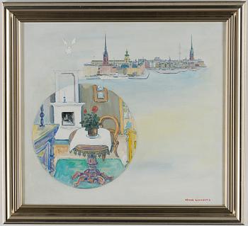 HANS LINDBERG, olja på duk, signerad.