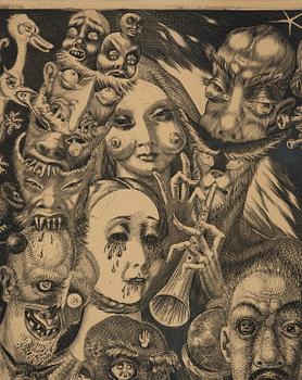 Eduard Wiiralt, "Põrgu" (Hell).