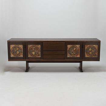 Poul H Poulsen, sideboard / skåp, Gangsö Möbler, Danmark, 1978.