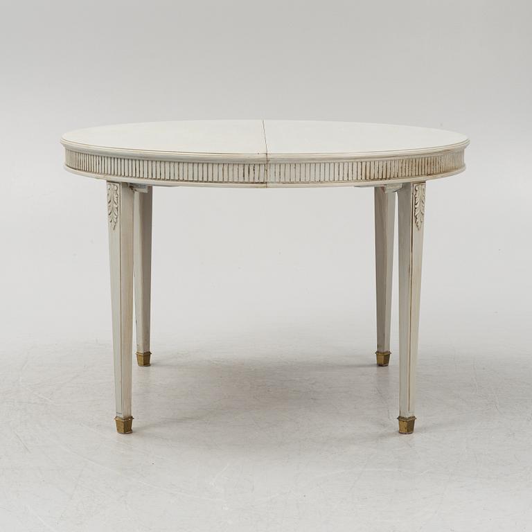 Matbord, gustaviansk stil, 1900-tales mitt.