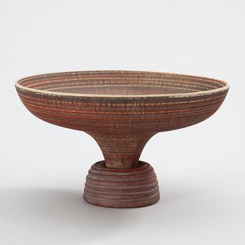 A Wilhelm Kåge 'Farsta Terra Spirea' stoneware bowl, Gustavsberg Studio 1960.