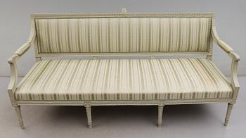 SOFFA, gustaviansk, sent 1700-tal.