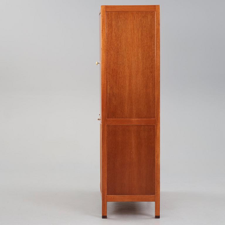 David Rosén, a mahogany and teak cabinet, for Stockholm's Association of Crafts, signed and dated 1959.