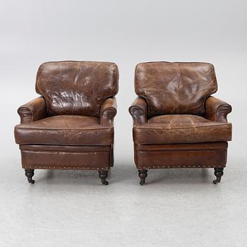 Armchairs, a pair, 20th century.