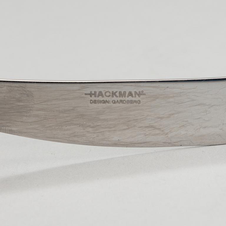 BERTEL GARDBERG, A 24-piece 'Carelia' stainless steel cutlery set for Hackman, Finland.