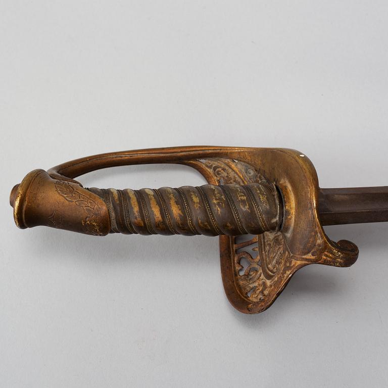 An american saber, second half of the 19th century.