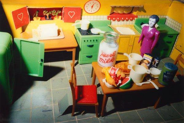 Laurie Simmons, "Purple Woman/Kitchen/Corner".