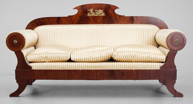 SOFFA, empire, 1800-talets första hälft.