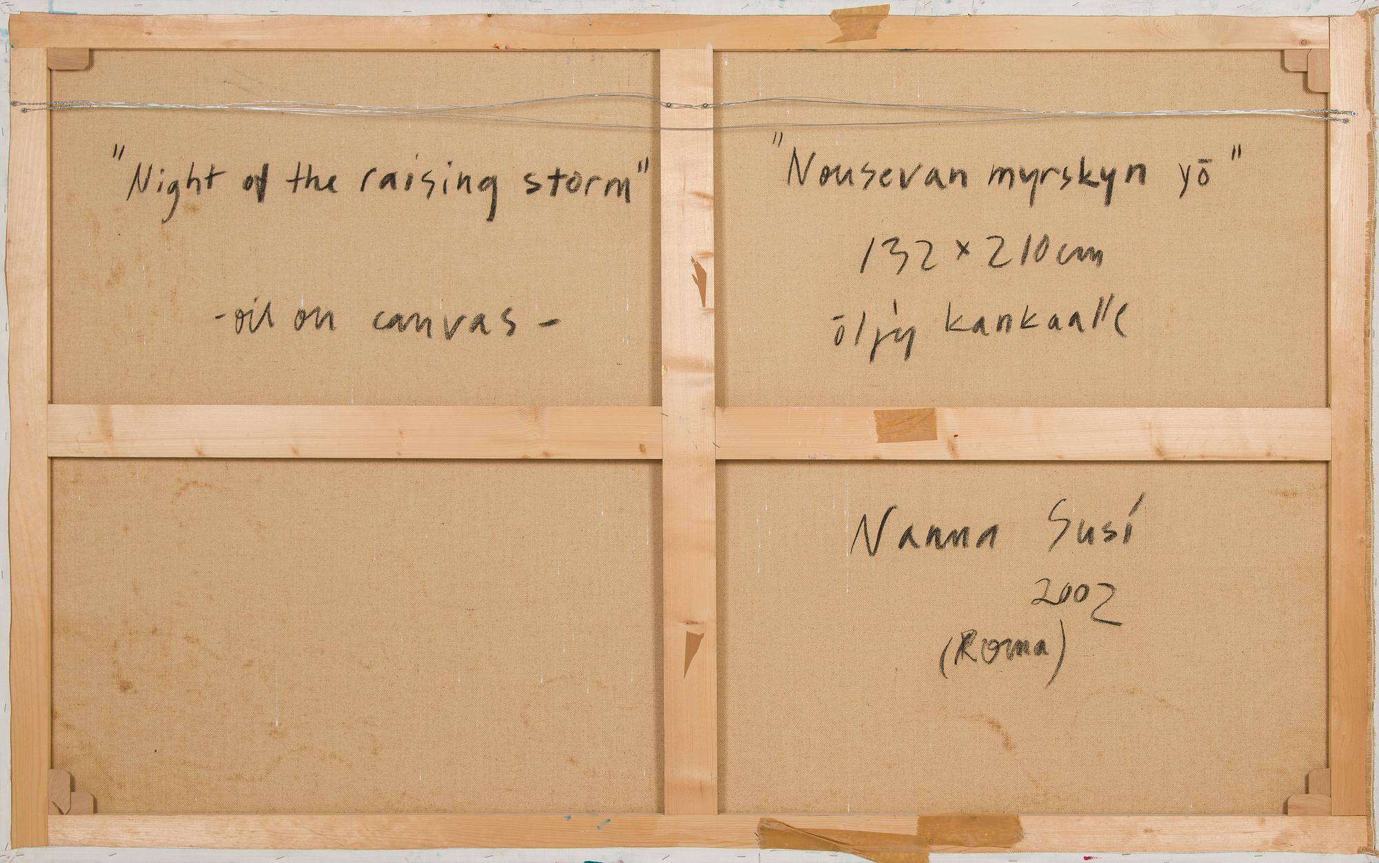 Nanna Susi, "Night of the raising storm".