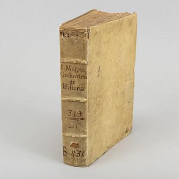 Första upplagan av Johannes Magnus’ Historia, 1554, (1 vol.).