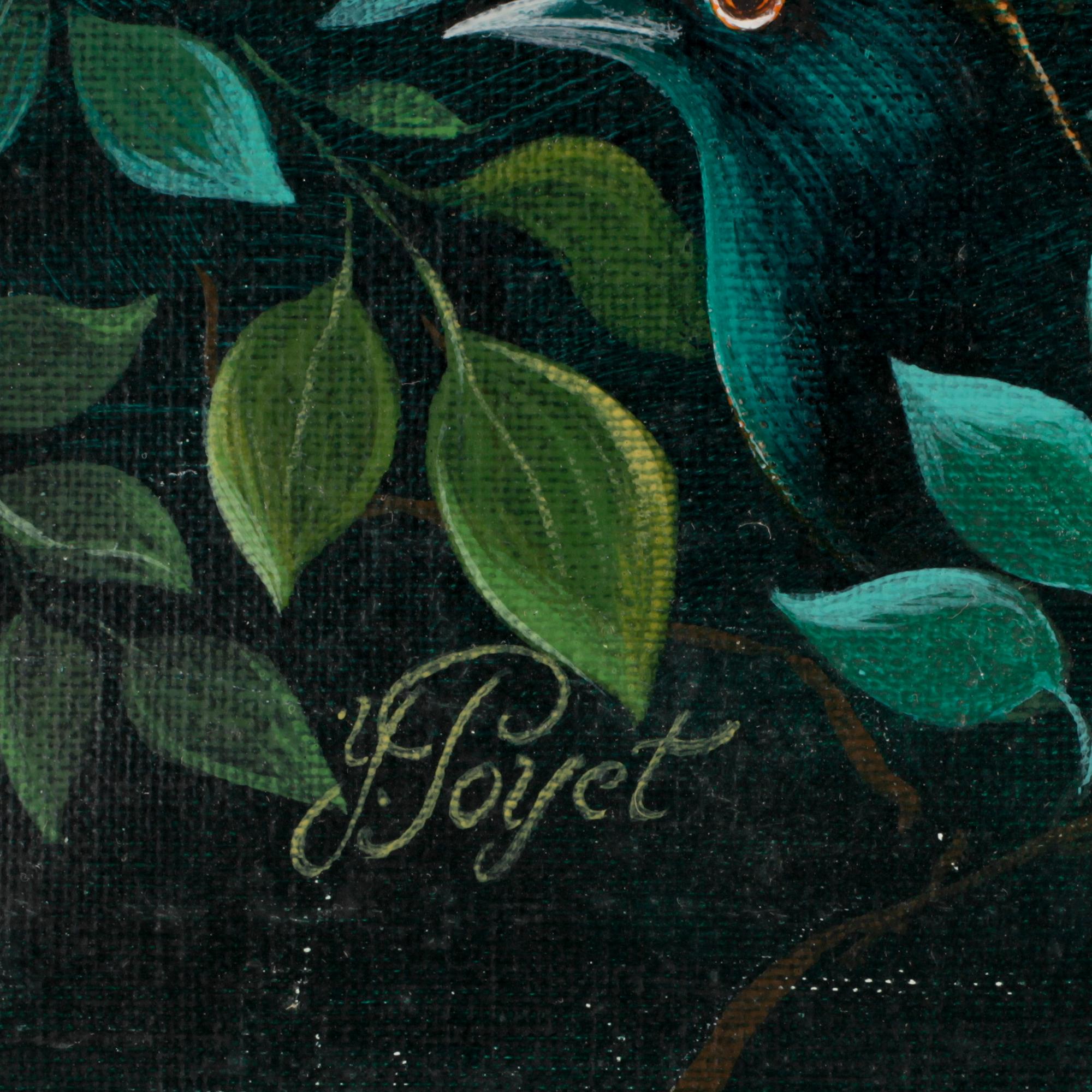 YVES POYET, olja på duk, sign.