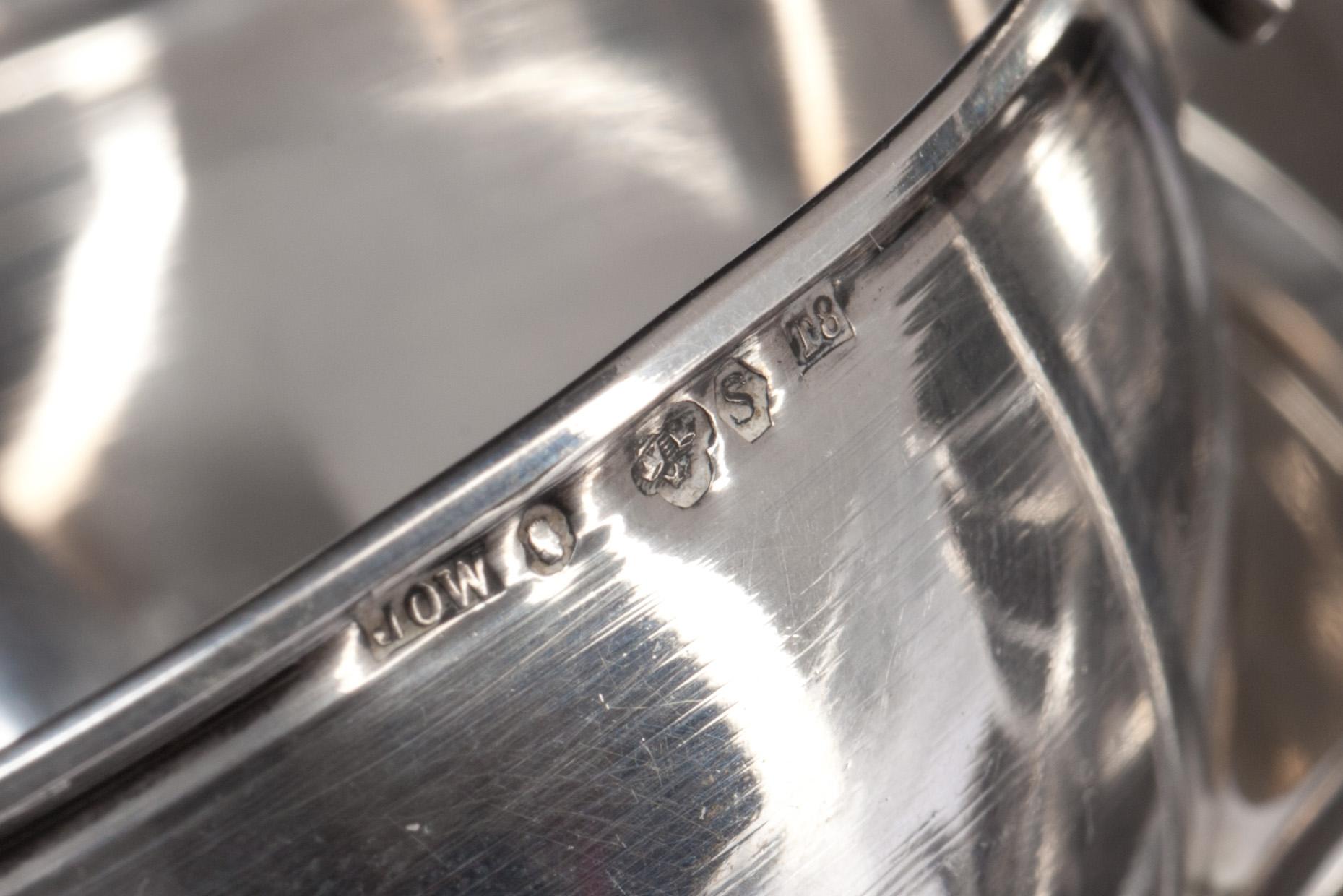 PUNCHKOPPAR, silver, 16 st snarlika. Bland annat GAB, Stockholm. 1963. Vikt ca 570g.