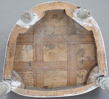 KARMSTOLAR, ett par. Gustavianskt provinsarbete, 1700-talets andra hälft.
