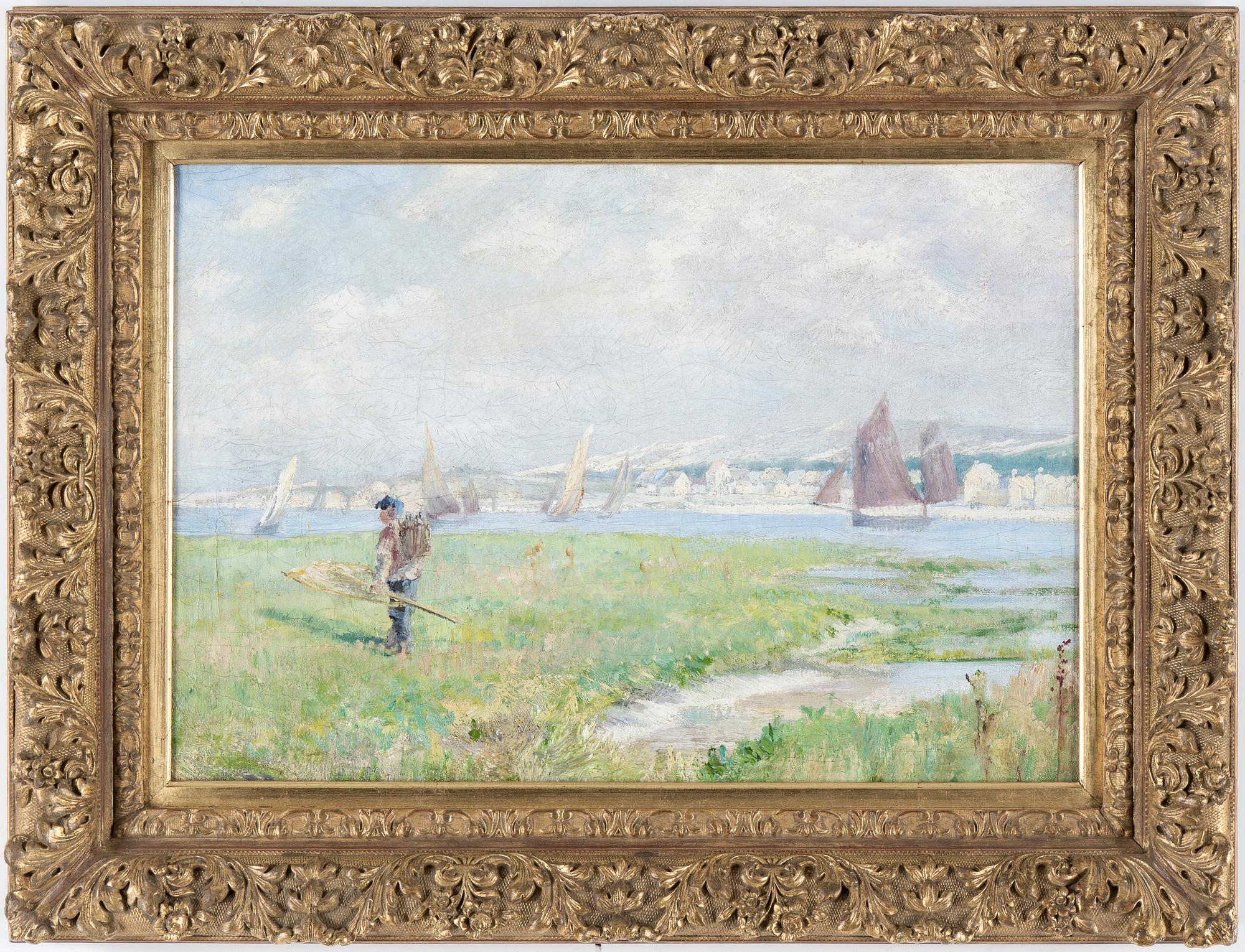 ANSHELM SCHULTZBERG, olja på duk, signerad á tergo, tillkommen ca 1889-90.