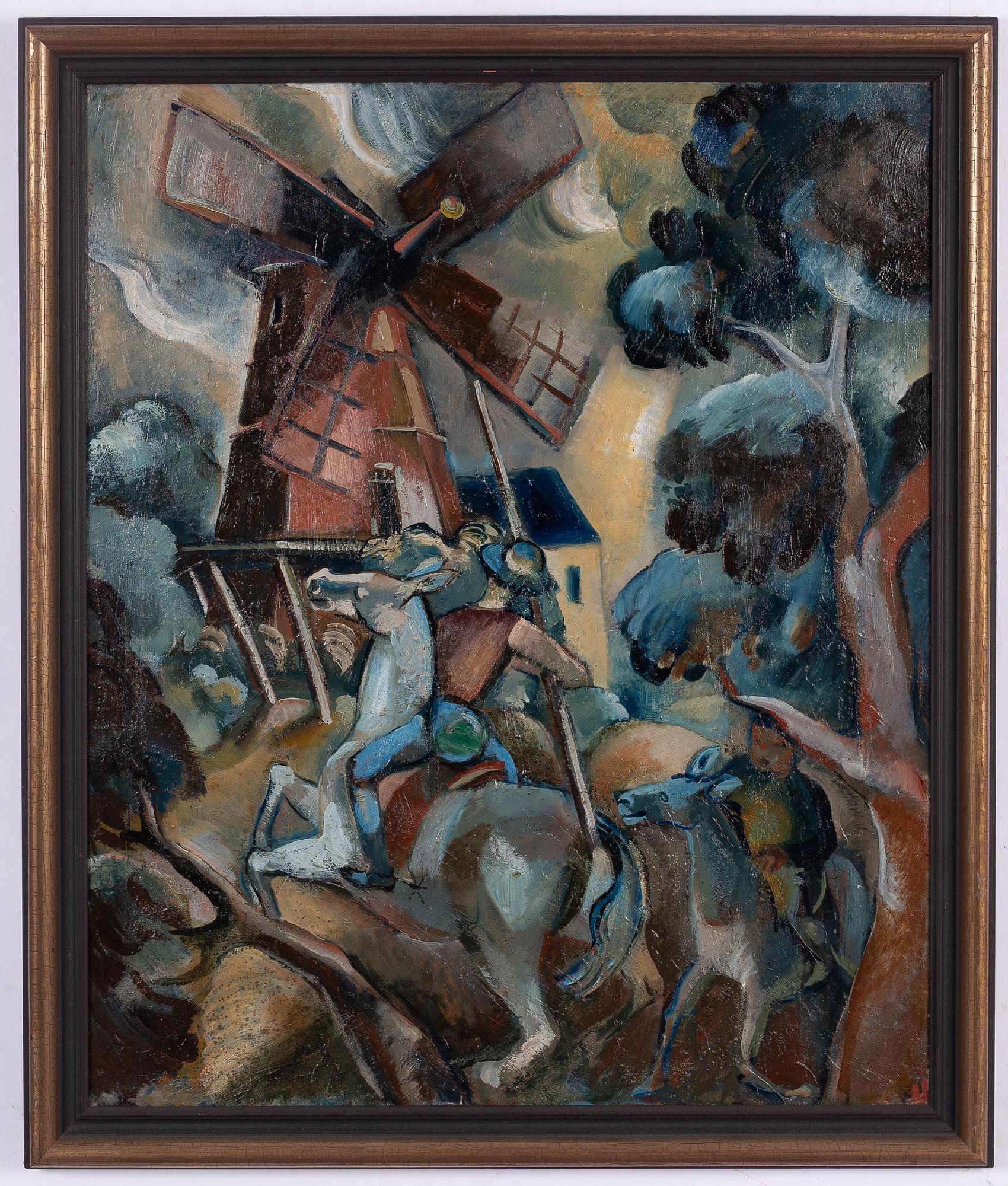 Allan Ebeling, Don Quijote and Sancho Panza.