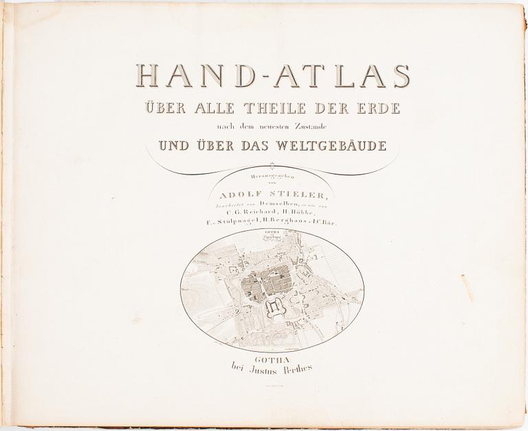 Stielers Hand-Atlas 1834 & Bidrag till Nordens äldsta kartografi.