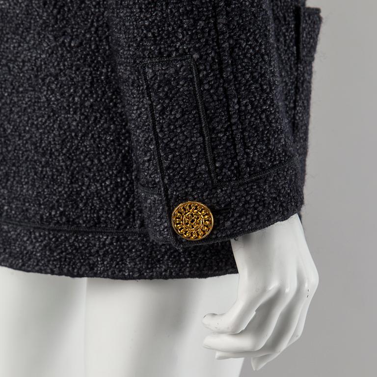 A jacket by Chanel.