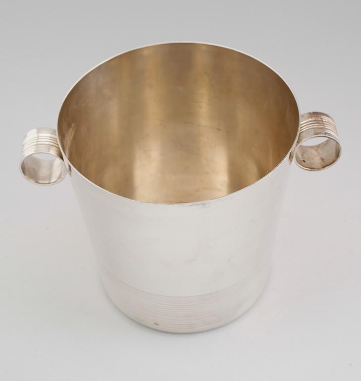 CHAMPAGNEKYLARE, nysilver, art déco, 1900-talets första hälft.